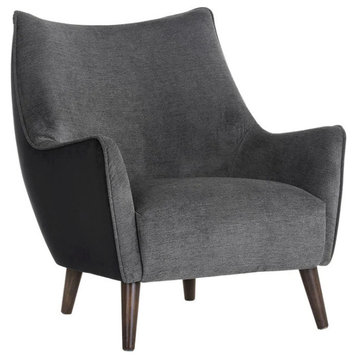 Thando Lounge Chair, Polo Club Kohl Gray/Abbington Black