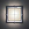 Modern Forms Razor LED Flush Mount Lighting, Stainless Steel, 11.75"x11.75"