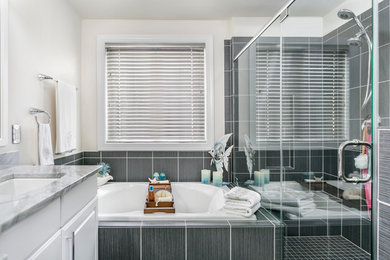 Bathroom - modern bathroom idea in Baltimore