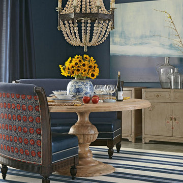 Regina-Andrew Design Wood Bead 8-Light Chandelier