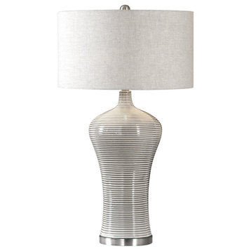 Uttermost Dubrava-Light Gray Table Lamp