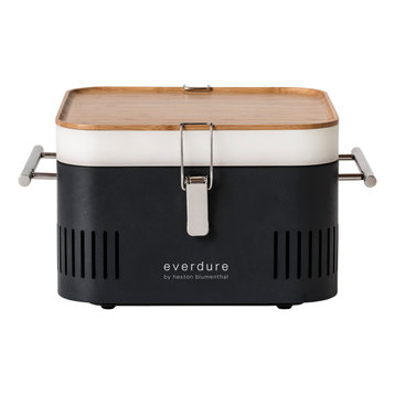 CUBE™ Charcoal Portable Barbeque, Graphite