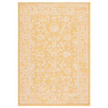 Safavieh Courtyard Cy8680-56021 Outdoor Rug, Gold and Ivory, 2'0"x3'7"