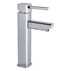 Modern Single Hole Single-Handle Vessel Bathroom Faucet (Chrome Finish) - Bathroom Sink Faucets