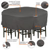 Tall Round Patio Table and Chair Set Cover/Premium Furniture Cover, Large