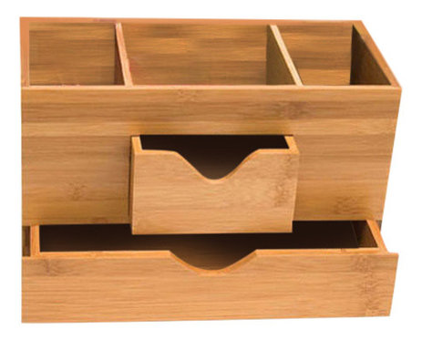 Bamboo 3 Tier Desk Organizer Accessories By Organize It Bamboo 3 Tier Desk Organizer