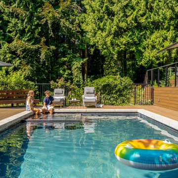 Forest Retreat Pool with Inset Spa