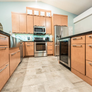 A Modern Kitchen with Contemporary Styling