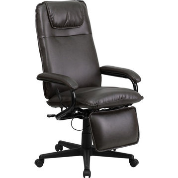 Bonded Leather Office Chair BT-70172-BN-GG