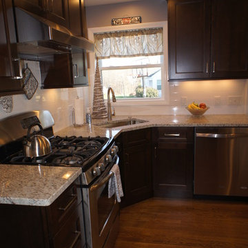Before & After- Kitchen/Office remodel in Berlin, CT