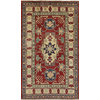 4x6 Oriental Wool Super Kazak Handmade Rug, P5666