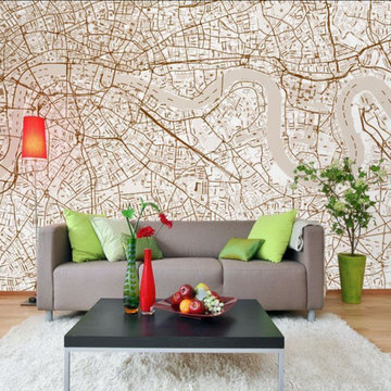 We Hang / World Map Murals / We Can Frame in wood or metal