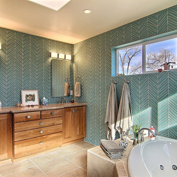 Glass Tile Bathroom