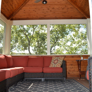 Ipe Deck With Screen Porch To Match Home