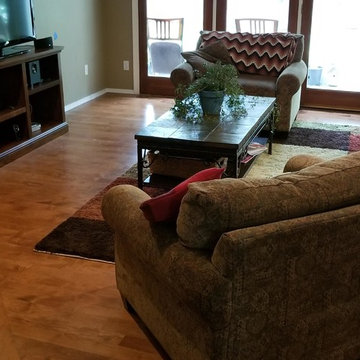 Maple Flooring with Gunstock Stain