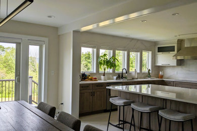Example of a kitchen design in New York