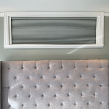 Motorized Shades Above Headboard | Amazing Blinds by Armi