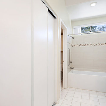 Oceanside Master Bathroom Remodel with Closet and Toilet Room