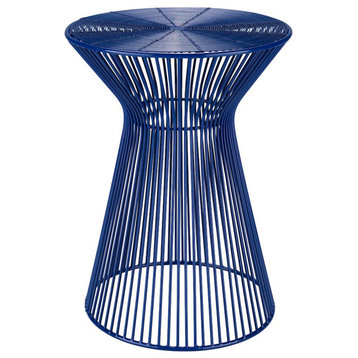Fife Accent Table by Surya, Dark Blue
