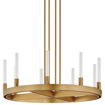 Maxim 16162CR Ovation 24"W LED Ring Chandelier - Gold