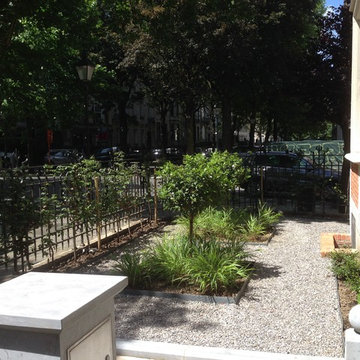 Jardin avant 30m2 - Bruxelles - A la française