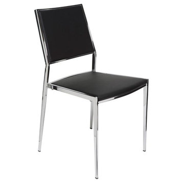 Aaron Dining Chair by Nuevo, Black