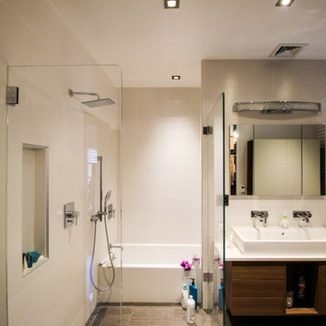 Master Bathroom Walk-in Closet Merge