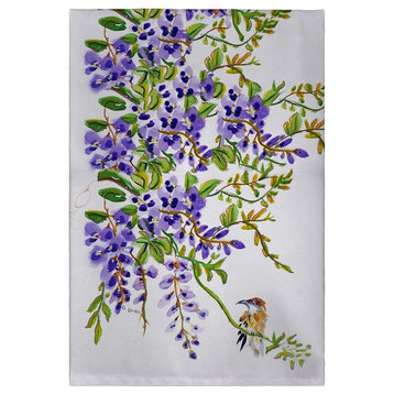Wisteria and Bird Guest Towel - Two Sets of Two (4 Total)