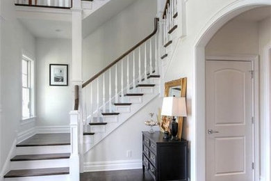 Example of a beach style entryway design in Philadelphia