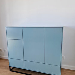 Sideboard (Lack und Stahl) - Products