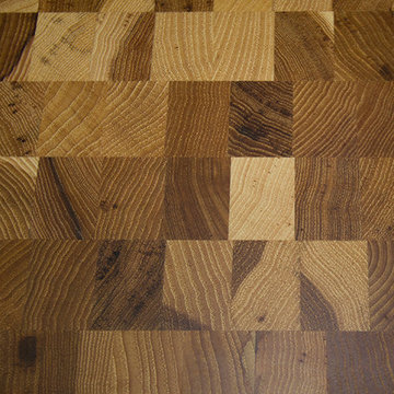 End Grain Hickory Butcher Block Countertop