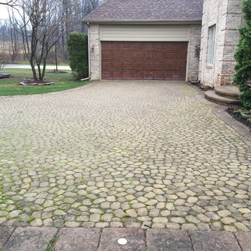 Brick Paver Driveway Cleaning | Polymeric Sand | Sealing | Clarkston Michigan