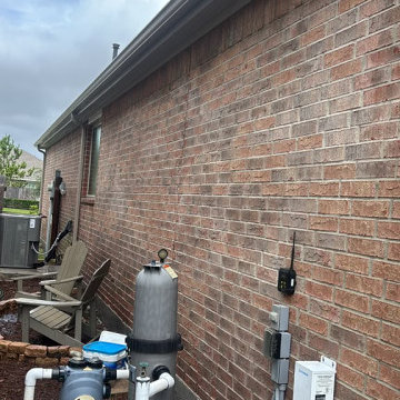 Exterior Pressure wash after
