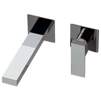 Chrome Single Handle Wall Mounted Faucet