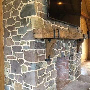 Fireplace mantels and brackets