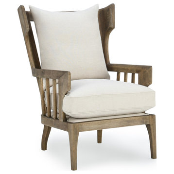 Lawrence Accent Chair Natural by Kosas Home