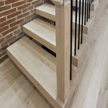 Project #145 | Modern Staircase Renovation in Victorian Townhouse