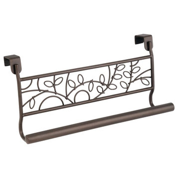 iDesign Twigz Over-the-Cabinet Towel Bar, Bronze