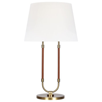 Katie Table Lamp, Time Worn Brass