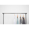 Garment Rack, Rolling and Adjustable from 32" to 60", Chrome finish