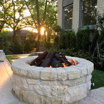Artistic Metal Logs - Fire Pit Ideas