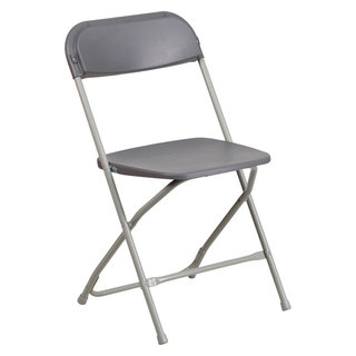 Gray Folding Chair - Traditional - Folding Chairs And Stools - by Furniture  East Inc.