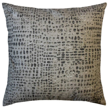 The Pillow Collection Grey Quint Throw Pillow, 18"