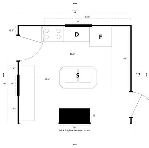 Range / ventilation issue in kitchen design, help!