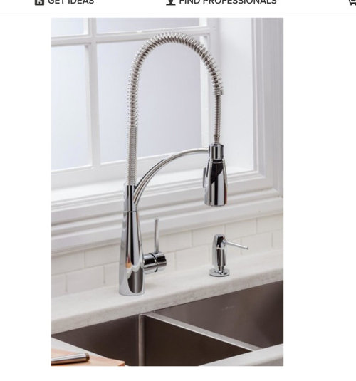 ISO Matching Chrome Prep Sink Faucet