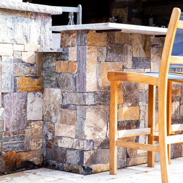 An Outdoor Oasis with Rustic Charm