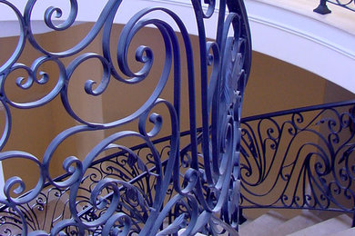 Custom wrought iron railing