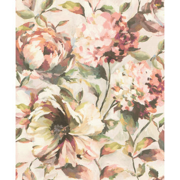 Attia Blush Floral Wallpaper Sample
