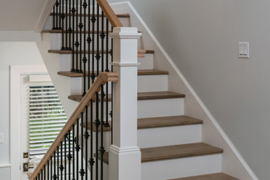 Example of a classic staircase design in Portland