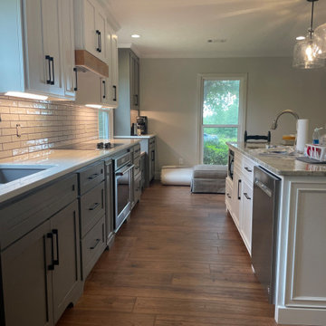 Lively Load-bearing Wall Removal with New Kitchen